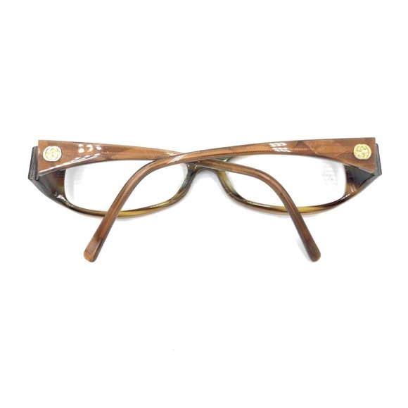 Gucci GG 2511 5T7 Brown Rectangle Eyeglasses Frames 52-15 125 Italy Designer - Picture 11 of 12